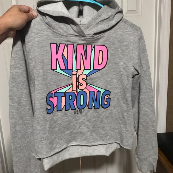 Justice Other - Justice Gray Hoodie sweatshirt size 12
